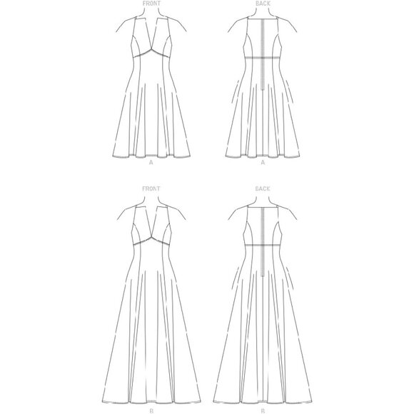 Vogue Patterns Misses Dress Sewing Pattern V1882 A/B/C/D Cup Sizes 18-26 - Picture 3 of 9